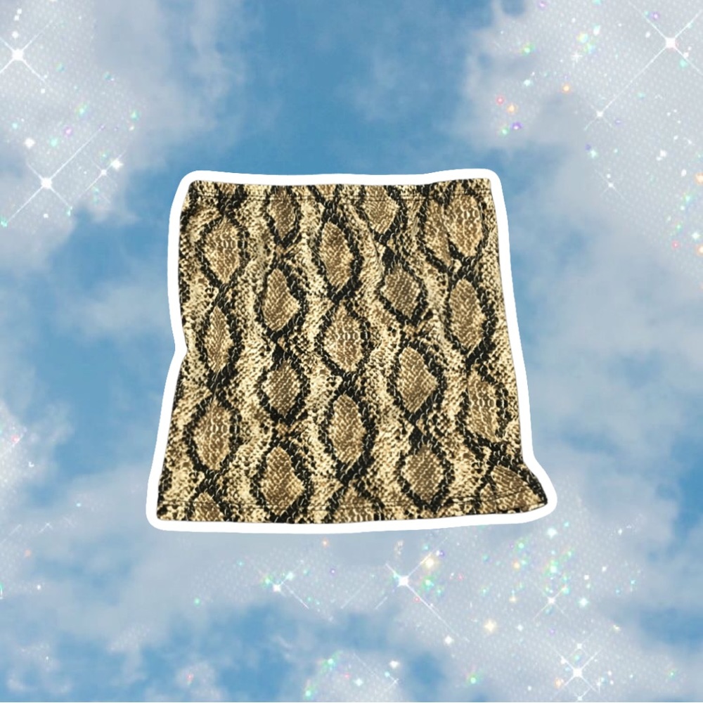 XS/S - Snake print tube top